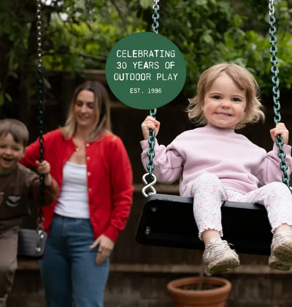 Wooden garden climbing frames image